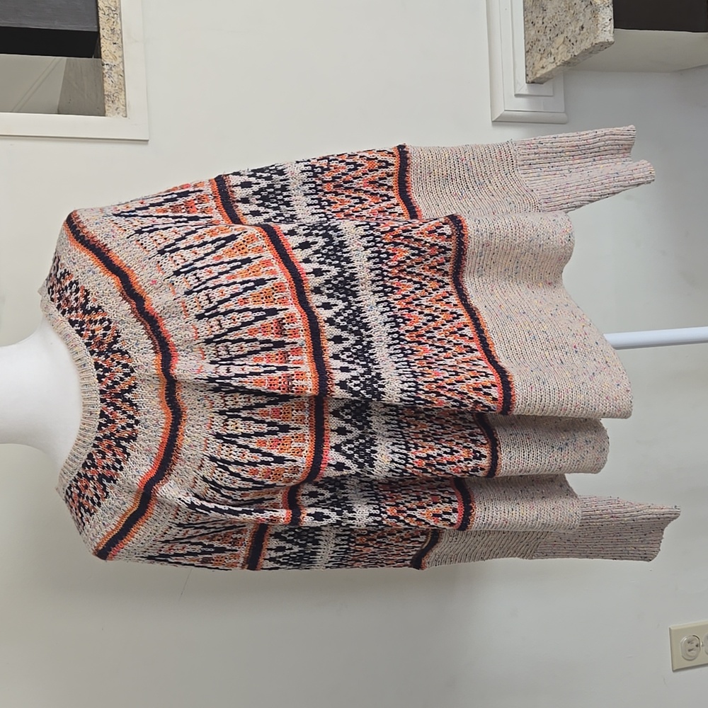 NWOT Multicolor Patterned Sweater